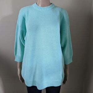 Vintage the Bay 3/4 sleeves knit sweater, women's small oversized